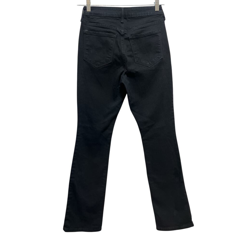 Old Navy High Rise Kicker Boot-Cut Jeans Women Size2 Black Secret Smooth Pockets - Picture 3 of 8